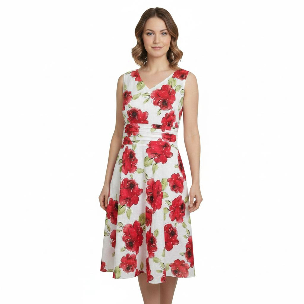 Signature by Robbie Bee Dress Floral 18W